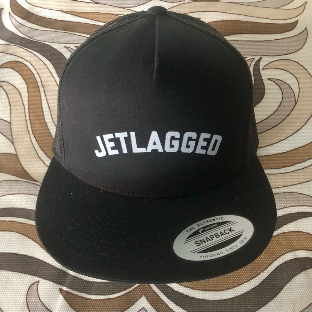 Jetlagged trucker hat NWT
